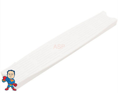 Pool Ladder Stair Tread, Inter-Fab High Impact, Plastic Tread, White