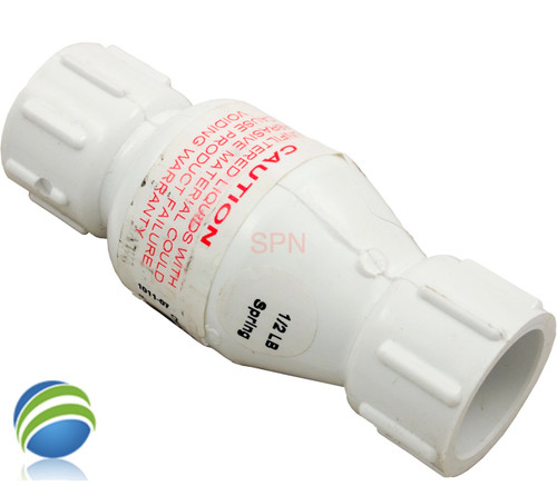Check Valve, Spring, Flo Control, 3/4" Slip, 1/2 lb, Water Check Valve, Spring, Flo Control, 3/4" Slip, 1/2 lb, Water