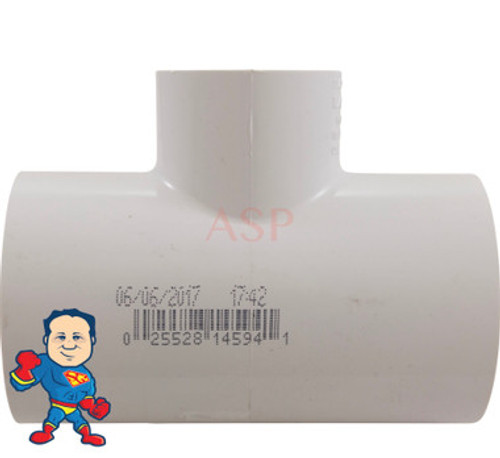 Tee, 1-1/2"slip x 1-1/2"slip x 1"slip Tee, 1-1/2"slip x 1-1/2"slip x 1"slip