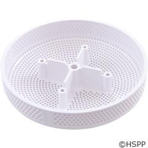 Suction Cover, 6", 244gpm, w/Screws, White