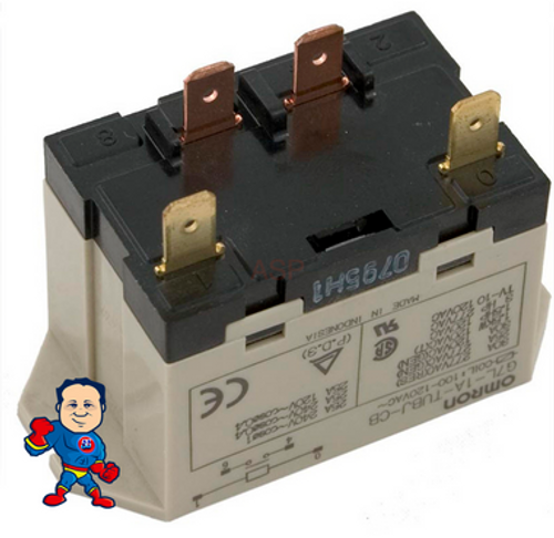 Relay, Omron, SPST, 30A, 115v Relay, Omron, SPST, 30A, 115v