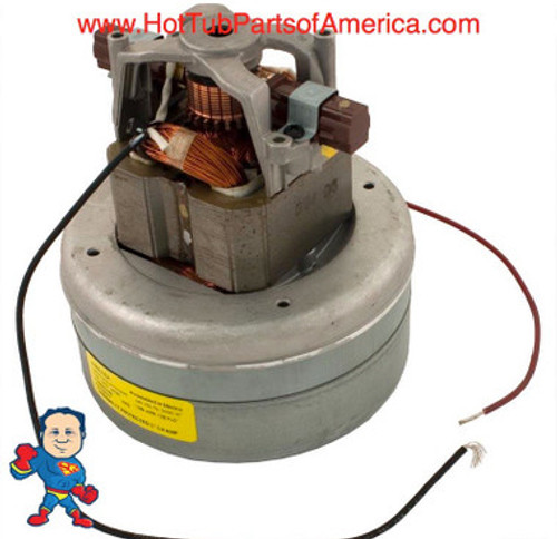 Motor, Ametek, 2.0hp, 230v, 1-Spd, Air Blower
When choosing your blower motor you will need to measure the Width, Height and what Amperage and what Horse Power...The Height of the motor will give you a clue about the Horse Power... Note: Do not order a 115V in place of a 230 or Vice Versa you can damage the motor or the circuit. BE sure of all of these things before ordering.