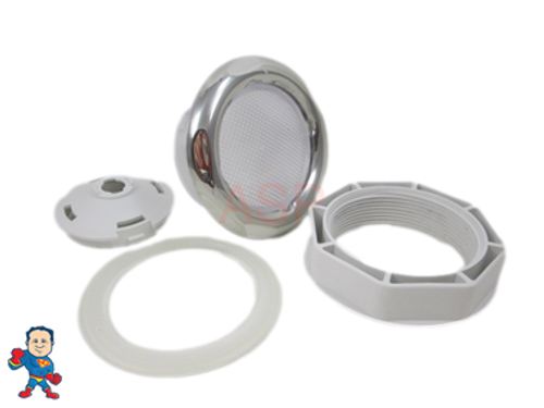 Spa Hot Tub Chrome Light Lens Kit & Silicon 5" Face Standard How To Video Lense