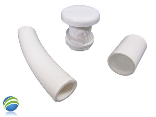 Air Control Valve Smooth White Kit 1" Spa Garden Bath Tub Universal Video How To Air Control Valve Smooth White Kit 1" Spa Garden Bath Tub Universal Video How To