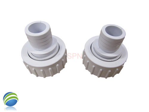 Set of 2 Hot Tub Spa 1" X 1" Barb Pump Union O-Ring Tiny Might others Video