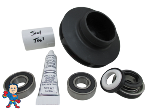 4HP Impeller, (2) Bearings & Seal WUA400 LX400 Intertek 56FR WUA Video How To 4HP Impeller, (2) Bearings & Seal WUA400 LX400 Intertek 56FR WUA Video How To