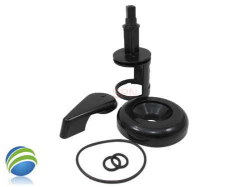 Diverter Valve Spa Smooth Black Stem O-Rings Cap Handle Hot Tub Diverter Valve Spa Smooth Black Stem O-Rings Cap Handle Hot Tub