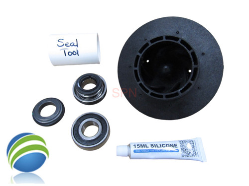 Spa Hot Tub Pump 2HP Impeller (1) Bearing Seal Kit LX200 LP200 Intertek 56 WUA Video How To