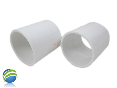 2X Hot Tub Spa 2" Slip X 2" Slip Coupler Plumbing PVC Fitting 2X Hot Tub Spa 2" Slip X 2" Slip Coupler Plumbing PVC Fitting