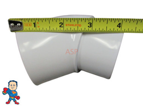Hot Tub Spa 45° 2" Street X 2" Slip Plumbing PVC Fitting How To Video Hot Tub Spa 45° 2" Street X 2" Slip Plumbing PVC Fitting How To Video