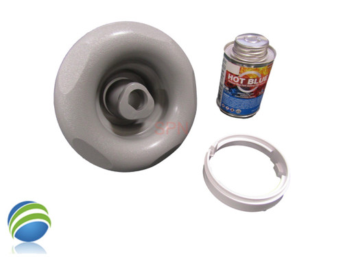 Caldera Hot Tub Retrofit 5 " Jet & Glue Kit  Gray VSR Spa Caldera Hot Tub Retrofit 5 " Jet & Glue Kit  Gray VSR Spa
