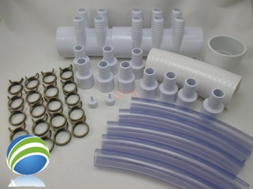 RENU Manifold Hot Tub Spa Old To New Style 2"spg x (10)3/4" Coupler Kit Video How To