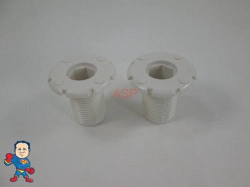 2X Spa Hot Tub 1 1/4" Air Jet Face Fitting 3/4" Thread Injector Part 2X Spa Hot Tub 1 1/4" Air Jet Face Fitting 3/4" Thread Injector Part