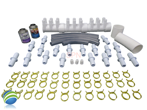 Manifold Hot Tub Spa Dead End (18) 3/4" Outlets Glue and Coupler Kit Video How To Manifold Hot Tub Spa Dead End (18) 3/4" Outlets Glue and Coupler Kit Video How To