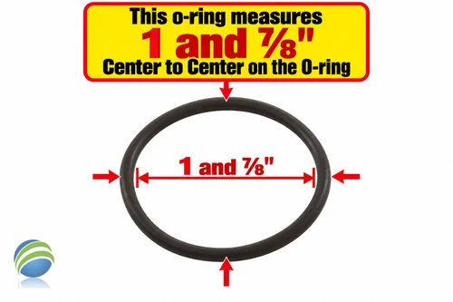 Hot Tub Spa 1 1/2" Heater Union O-Ring That Measures 1 7/8" Center to Center