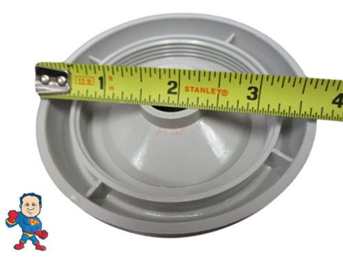 Marquis Spa Hot Tub Gray Diverter 4" Selector Handle, Threaded Cap & O-Ring Kit