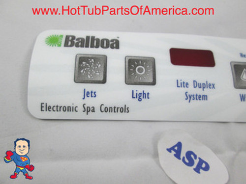 Overlay Balboa Topside 4 Buttons Spa Hot Tub #11 11866 VL403 E4 Rectangle Overlay Balboa Topside 4 Buttons Spa Hot Tub #11 11866 VL403 E4 Rectangle