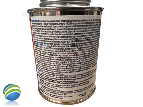 PVC Cement – Hot Medium Blue Fast-Setting Glue, 8 oz