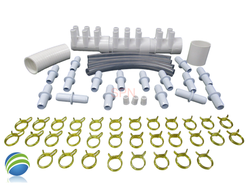 Manifold Hot Tub Spa Dead End (16) 3/4" Outlets with Coupler Kit Video How To Manifold Hot Tub Spa Dead End (16) 3/4" Outlets with Coupler Kit Video How To