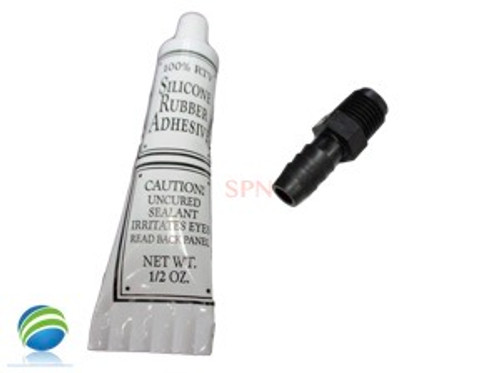 Spa Hot Tub Pump Universal Air Bleeder Plug 1/4" Mpt X 3/8" Barb with Sealer Fitting Spa Hot Tub Pump Universal Air Bleeder Plug 1/4" Mpt X 3/8" Barb with Sealer Fitting