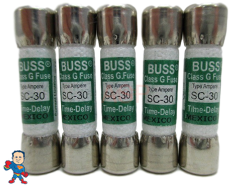5X Spa Hot Tub Fuse SC-30 SC30 30 Amp Buss Littlefuse SLC30 Balboa Gecko Lot