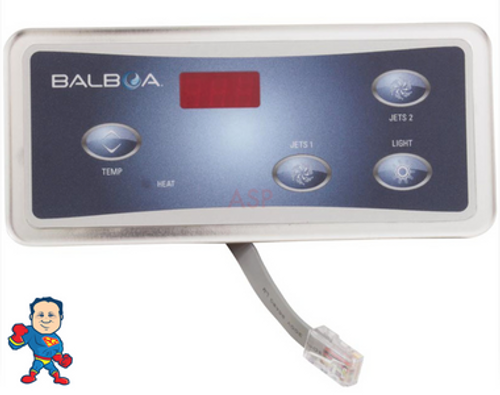 Balboa Topside Large E4 (4) Button Spa Hot Tub Duplex Phone Plug Style Balboa Topside Large E4 (4) Button Spa Hot Tub Duplex Phone Plug Style