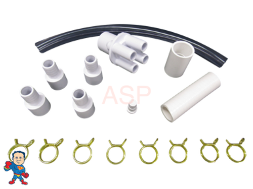 Renu Manifold Kit Hot Tub Spa Part 1"Slip x (4) 3/4" Ports to 3/4 or 1"HotSpring Video How To Renu Manifold Kit Hot Tub Spa Part 1"Slip x (4) 3/4" Ports to 3/4 or 1"HotSpring Video How To