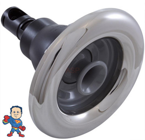 Jet Internal, Rising Dragon, Quantum, 5" face diameter, Directional, Stainless Steel, Gray, Threaded Jet Internal, Rising Dragon, Quantum, 5" face diameter, Directional, Stainless Steel, Gray, Threaded