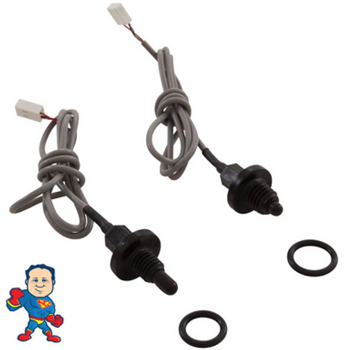 Sensor Kit, Hotspring, Tiger River, Caldera, Watkins Hi-Limit & Temp, with O-Rings, New Style 2002+ Sensor Kit, Hotspring, Tiger River, Caldera, Watkins Hi-Limit & Temp, with O-Rings, New Style 2002+