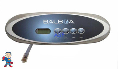 Topside Control, Balboa MVP260, Oval, 4-Button, Jet-Jet-Temp-Light Viking Topside Control, Balboa MVP260, Oval, 4-Button, Jet-Jet-Temp-Light Viking