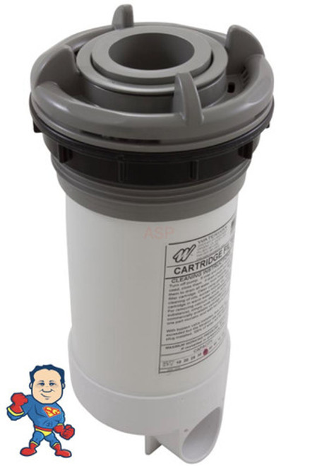 Skim Filter, Waterway, Dyna-Flo, Top Mount, 35 Sq Ft, 2"Slip, 15GPM's, Gray, 15 3/4" Skim Filter, Waterway, Dyna-Flo, Top Mount, 35 Sq Ft, 2"Slip, 15GPM's, Gray, 15 3/4"
