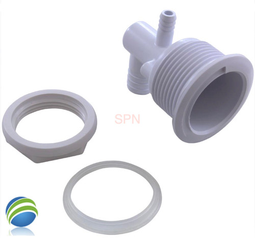 Jet Body, CMP, Typhoon 300, 2-3/16" Hole Size,  Air 3/8" barb, Water 3/4" barb Jet Body, CMP, Typhoon 300, 2-3/16" Hole Size,  Air 3/8" barb, Water 3/4" barb