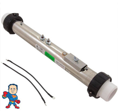 Heater, Flo Thru, Vita Spa, Replacement, 17-3/4" x 2", 230v, 5.5kW, Generation 2, DM Industries Heater, Flo Thru, Vita Spa, Replacement, 17-3/4" x 2", 230v, 5.5kW, Generation 2, DM Industries