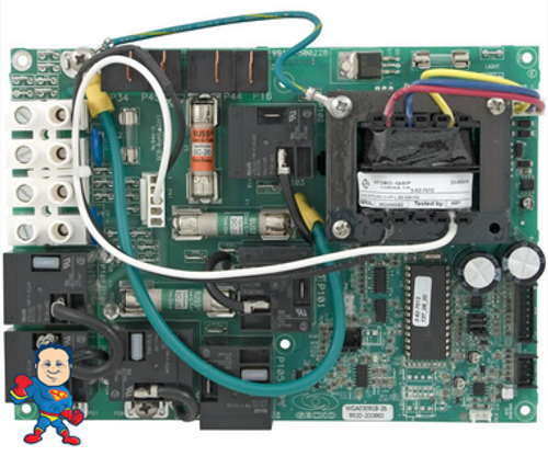 PC Board, Hydro-Quip, Eco-2, 115v, CS6200, CS9200, ES6200, and ES9200 PC Board, Hydro-Quip, Eco-2, 115v, CS6200, CS9200, ES6200, and ES9200