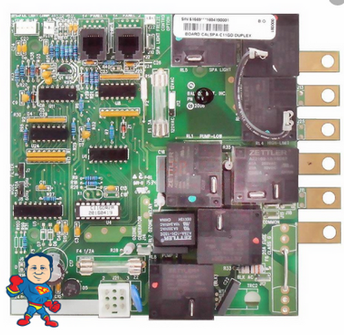 Cal Spa, C11GDR2A , Duplex, Balboa, Board, Works with Old Style Thermostat Knob Style Topside Cal Spa, C11GDR2A , Duplex, Balboa, Board, Works with Old Style Thermostat Knob Style Topside