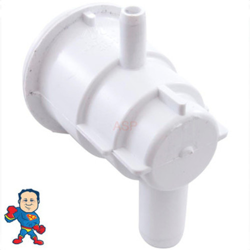 Jet Body, Waterway Adjustable Mini Jet, Air 3/8" Barb x Water 3/4" Barb, Ell Jet Body, Waterway Adjustable Mini Jet, Air 3/8" Barb x Water 3/4" Barb, Ell