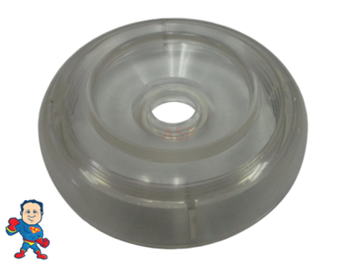 Spa Hot Tub Diverter Cap 3 3/4" Wide Clear Smooth Non Buttress Spa Hot Tub Diverter Cap 3 3/4" Wide Clear Smooth Non Buttress