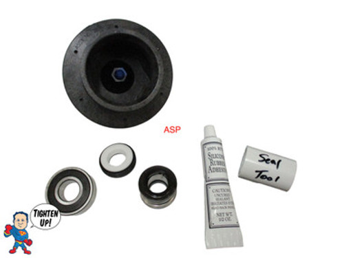 Viper Impeller, (1) Bearing & Seal Kit, 4.0hp, Waterway, Pump 2 1/2" x 2 1/2" Wet End Viper Impeller, (1) Bearing & Seal Kit, 4.0hp, Waterway, Pump 2 1/2" x 2 1/2" Wet End