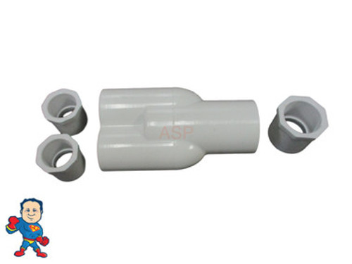 RENU Manifold Wye Kit, 3/4"s x 1/2"s x 1/2"sManifold Wye, 3/4"s x 1/2"s x 1/2"s, Solution Kit