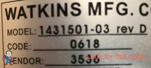 Search your pump motor for this code.. If it is Vendor # 3536 then this is the correct part..