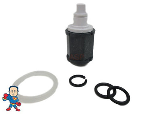 Waterway Cap & Internal Kit, Plunger Style, Waterfall Control, Diverter Valve, 1" Waterway Cap & Internal Kit, Plunger Style, Waterfall Control, Diverter Valve, 1"