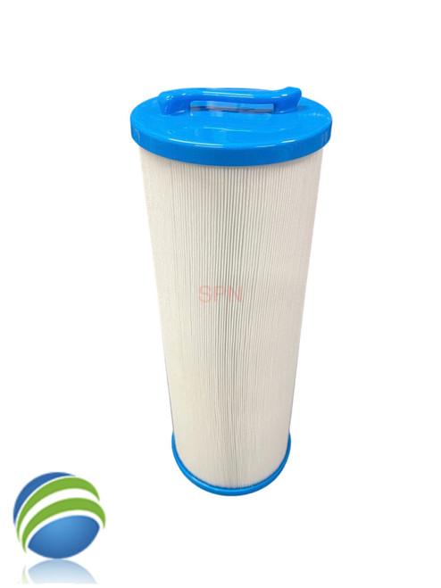 Filter, Cartridge, 50sqft,  2"female SAE Thread, 4-15/16", 13-1/2", Fits Some Dynasty Bahama Tubs