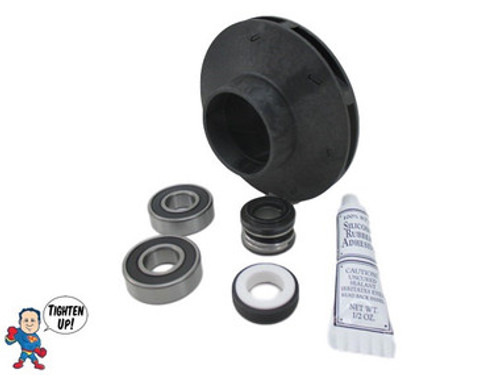 Watkins Hotspring Impeller, (2) Bearing & Seal Kit XP2 2.0HP 2 1/8" Eye Vendor # 4081, Wavemaster, 8000, 8200 Watkins Hotspring Impeller, (2) Bearing & Seal Kit XP2 2.0HP 2 1/8" Eye Vendor # 4081, Wavemaster, 8000, 8200