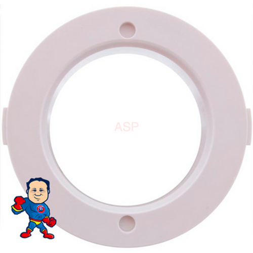Wall Fitting, Hydro Air, HAI, Magna Series, 2-5/8" Hole Size, White Wall Fitting, Hydro Air, HAI, Magna Series, 2-5/8" Hole Size, White