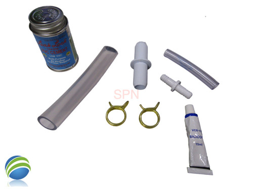 Jet Body Connect Kit, Glue Kit, (4") 3/8" Tubing, (6") 3/4" Tubing, Barbed Couplers and Clamps Jet Body Connect Kit, Glue Kit, (4") 3/8" Tubing, (6") 3/4" Tubing, Barbed Couplers and Clamps