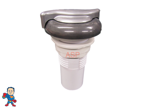 Air Control Valve "S" Handle  Silver and Graphite 1" Spa Hot Tub Air Control Valve "S" Handle  Silver and Graphite 1" Spa Hot Tub