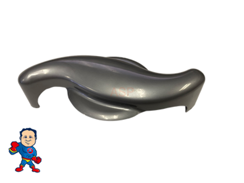 Spa Hot Tub Diverter "S" Handle Knob 4 5/16" Long  2 1/8" Wide Silver Spa Hot Tub Diverter "S" Handle Knob 4 5/16" Long  2 1/8" Wide Silver