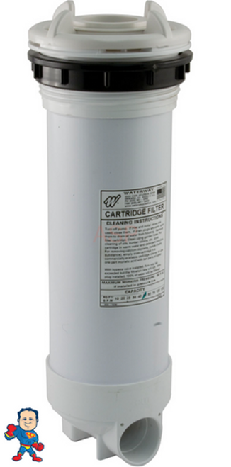 Skim Filter Complete, Waterway, DynaFlo Plus Top Mount, 50sf, Hi Volume, 21 1/8", White Skim Filter Complete, Waterway, DynaFlo Plus Top Mount, 50sf, Hi Volume, 21 1/8", White