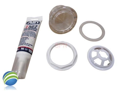 Spa Hot Tub Light Lens Silicone Kit 3 1/4" Face Replacement 2 1/2" Hole How To Video Spa Hot Tub Light Lens Silicone Kit 3 1/4" Face Replacement 2 1/2" Hole How To Video
