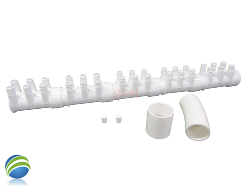 Water Manifold, Base Glue Kit,  2" with (30) 3/4" Outputs & Coupler Video How To